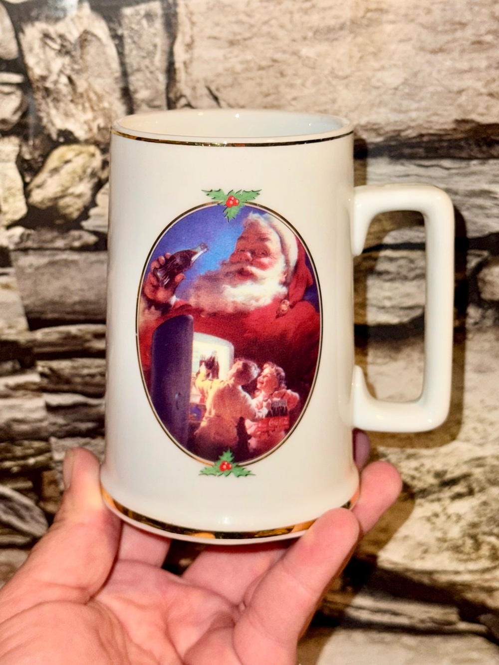 VTG 1996 Coca Cola "For Santa" Collector Edition Christmas Mug